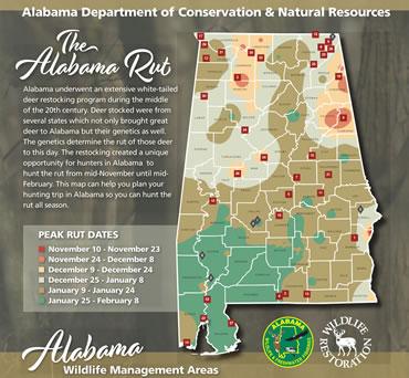 Rut map gives hunters useful planning tool
