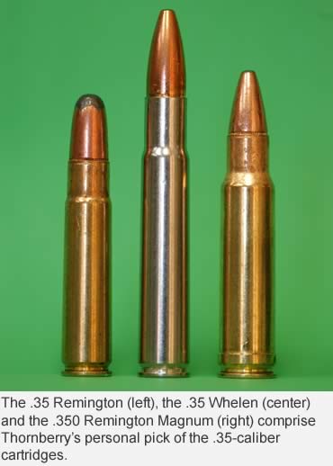 Since the .35 Remington is a light-recoil cartridge, it is ideal for youngs...