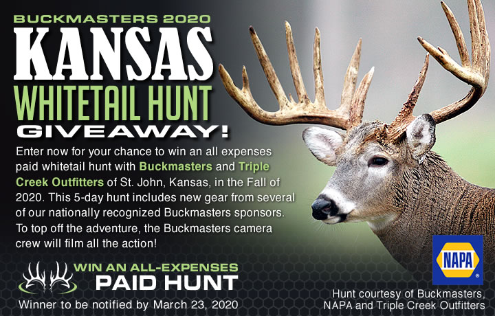 Kansas Whitetail Hunt Giveaway!
