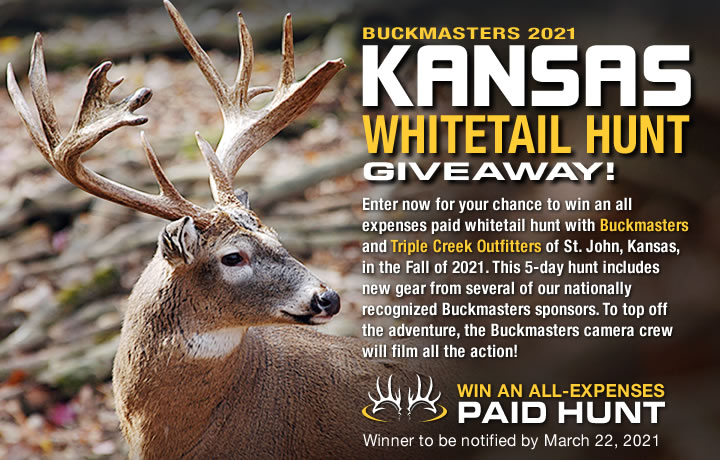 Kansas Whitetail Hunt Giveaway!