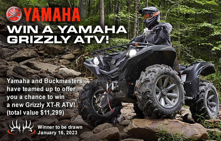 Win a Yamaha Grizzly ATV!