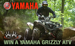 Win a Yamaha Grizzly ATV!