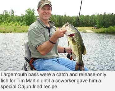 Cajun-fried Largemouth Bass