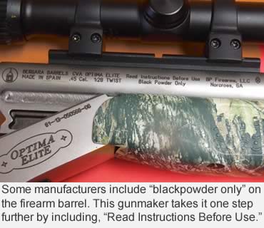 Unused Details about   Black Powder Muzzleloader   1 5/16" Under Lug 