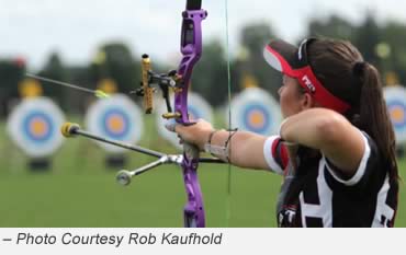 13-year-old Casey Kaufhold zaps adult archery records with Olympic bow and arrow